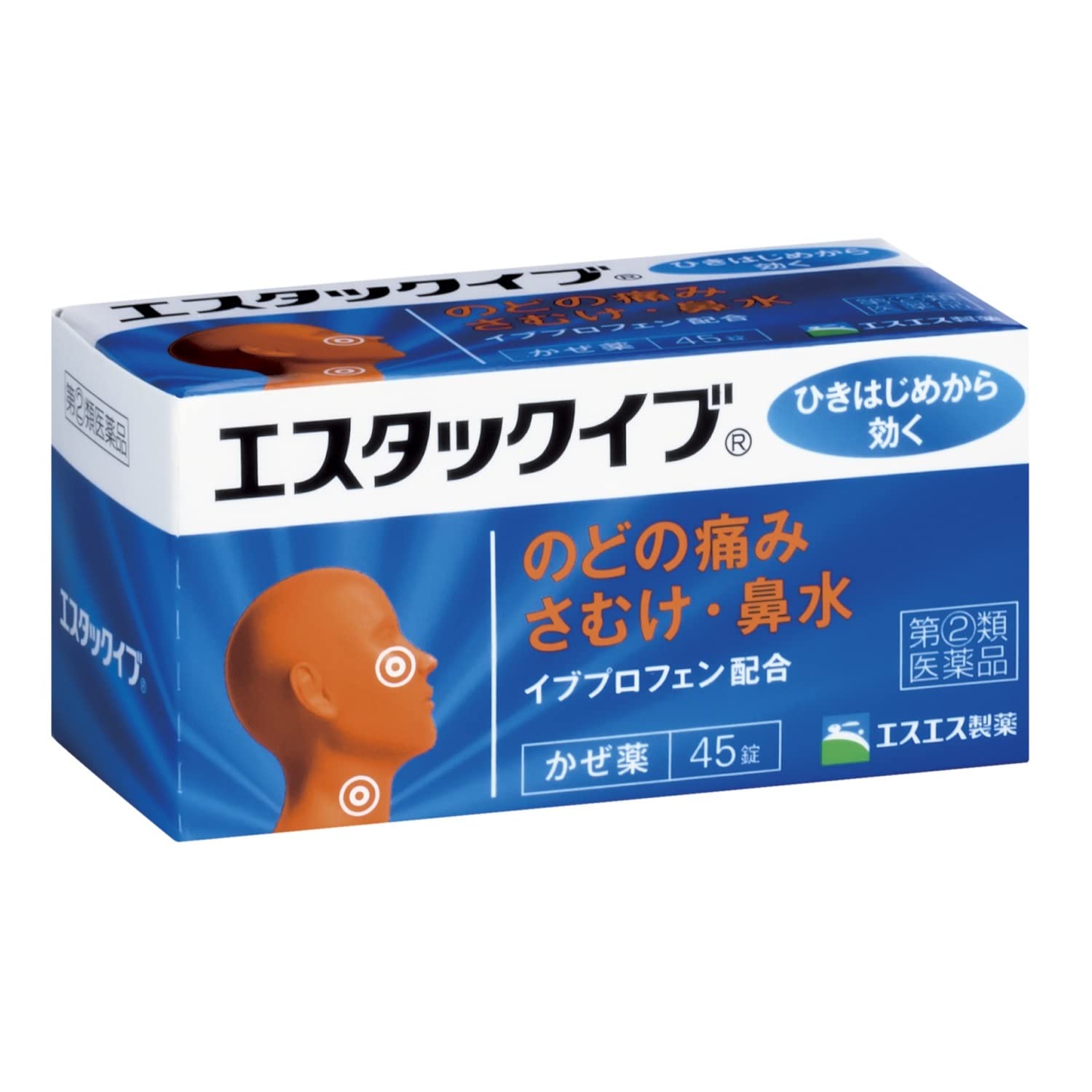 Estac Eve 45 Tablets - Fast Relief [Class 2 OTC Drug]