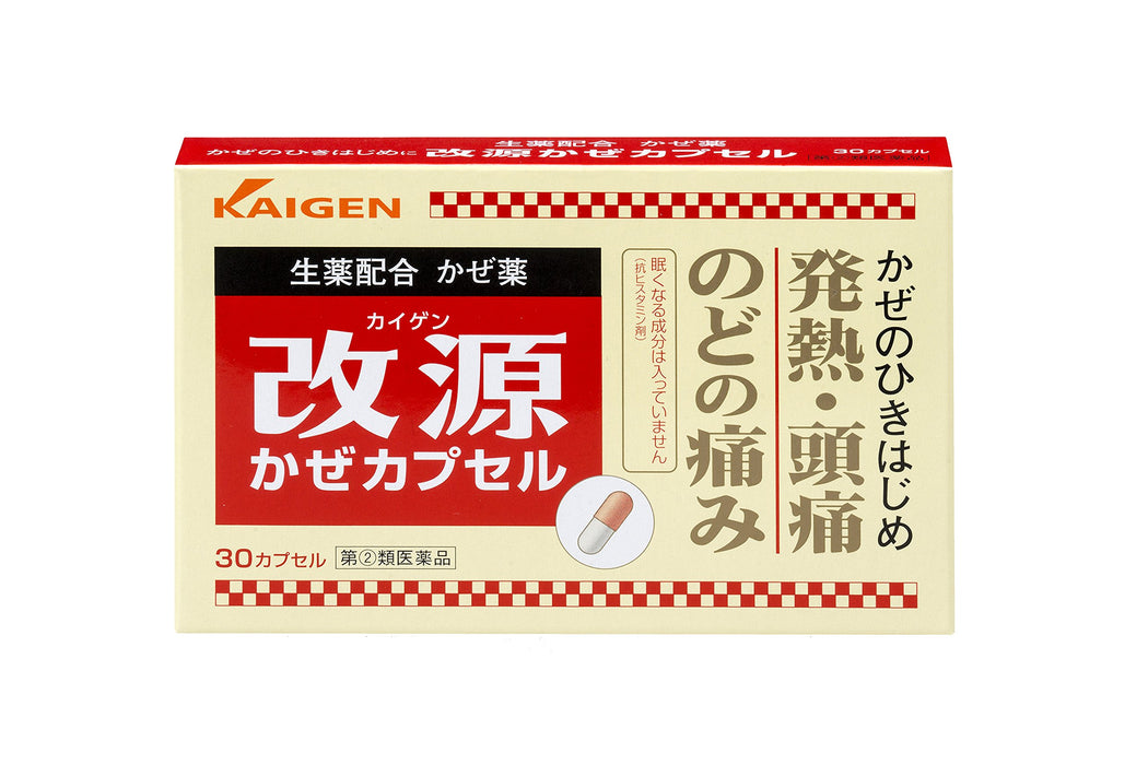 Kaigen Cold Capsules 30ct | Effective Cold Relief - [Class 2 OTC Drug]