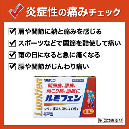 Sato Pharmaceutical Lumifen 6 Tablets - Effective Pain Relief [Class 2 OTC Drug]