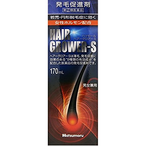 Tamura Harushodo Hatsumoru Hair Grower S 170Ml - Effective Hair Regrowth Solution
