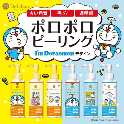 Det Clear Bright Peel Peeling Jelly Doraemon Fruit Scent 180ml Exfoliator Japan