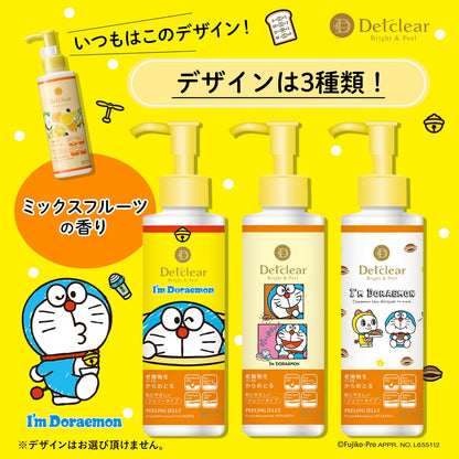 Det Clear Bright Peel Peeling Jelly Doraemon Fruit Scent 180ml Exfoliator Japan