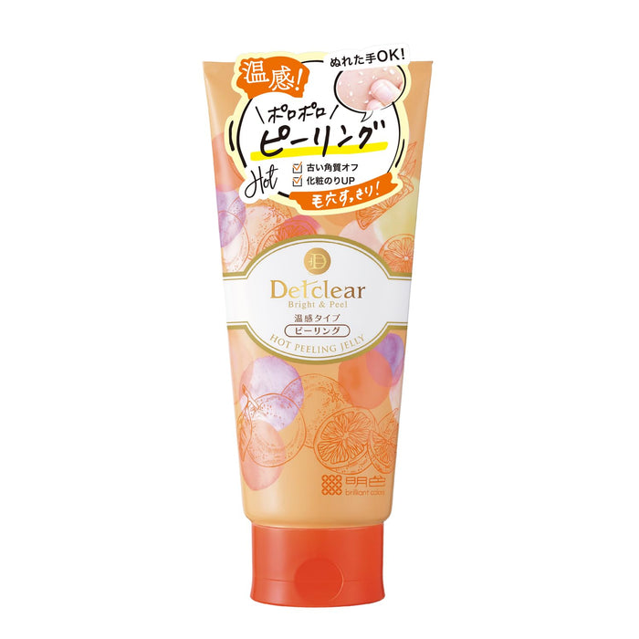 Det Clear Bright and Peel Peeling Jelly Hot 180g Natural Orange Scent Japan