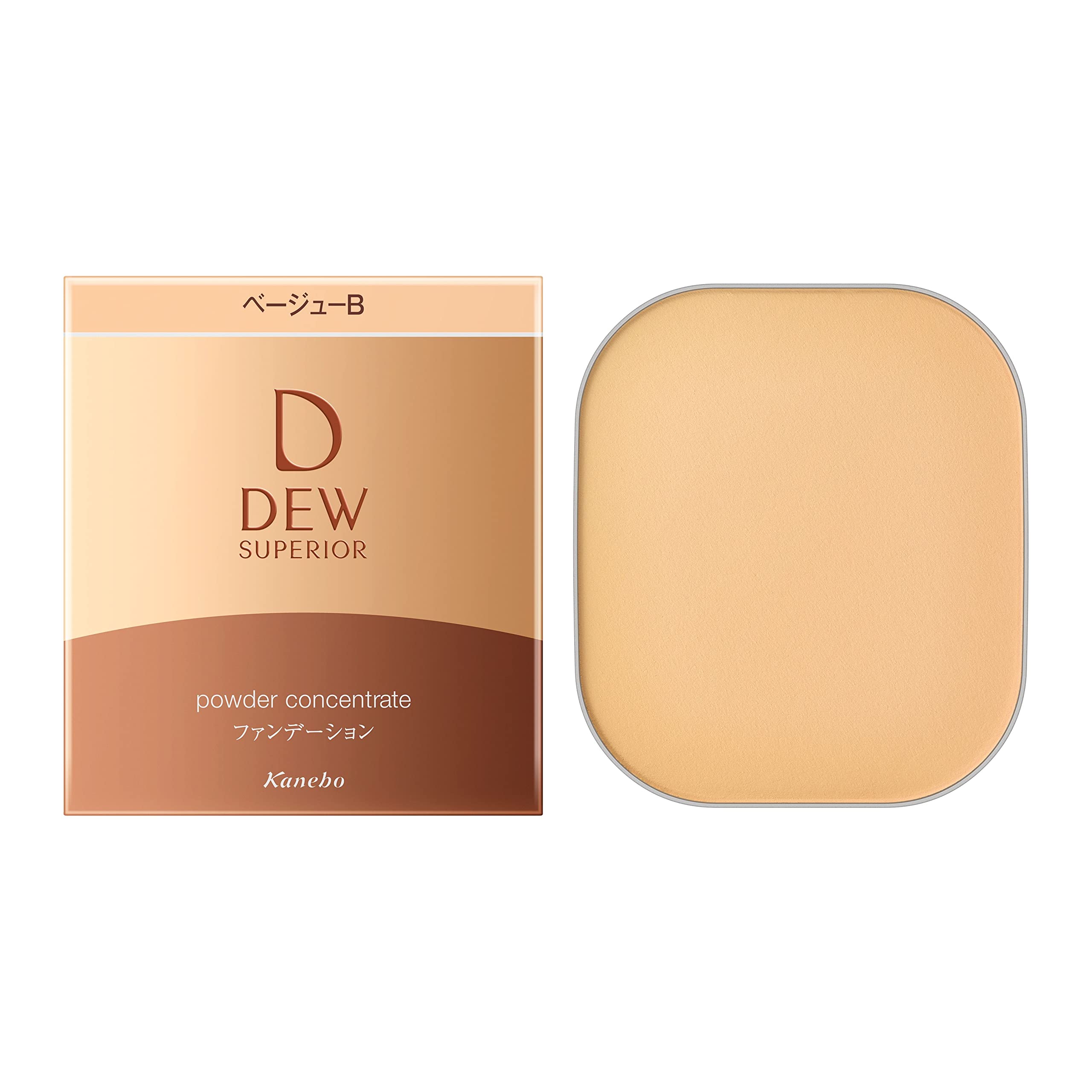 Dew Superior Powder Concentrate N Beige-B - Long-lasting Matte Finish Makeup