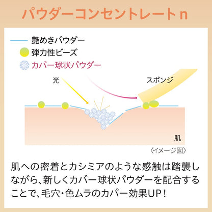 Dew Superior Powder Concentrate N Ocher-C: Long-Lasting Radiant Finish