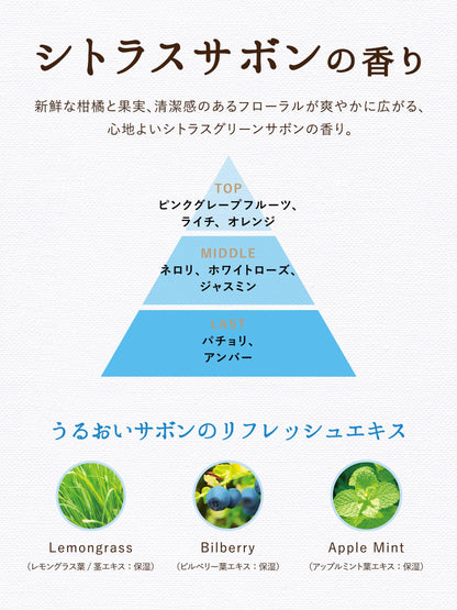 Diane Botanical Citrus Body Soap 500ml - Gentle Cleansing for Sensitive Skin