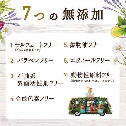 Diane Botanical Honey Orange Shampoo 380Ml Dense Moisturizing Refill