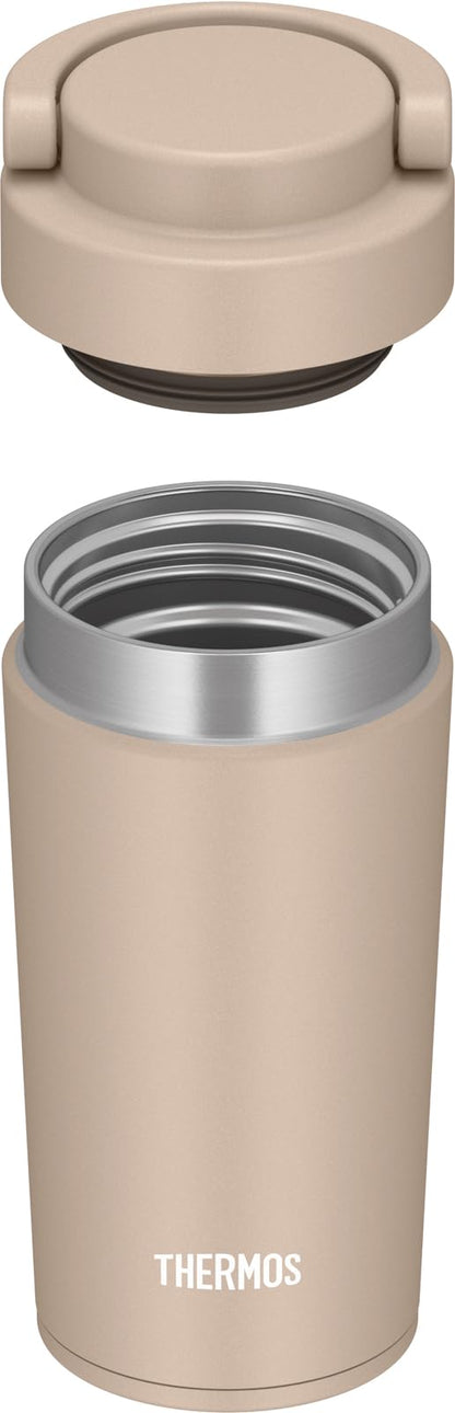 Thermos Jov-320 CL 320ml Portable Vacuum Insulated Water Bottle with Carry Handle Cafe Latte