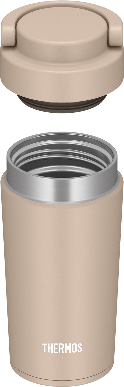 Thermos Jov-320 CL 320ml Portable Vacuum Insulated Water Bottle with Carry Handle Cafe Latte