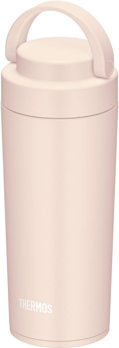 Thermos Jov-420 Bep 420ml 真空保温水瓶 米色粉色 带提手 适用于洗碗机