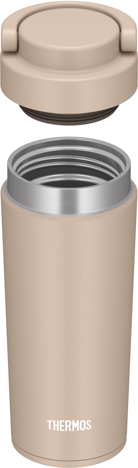 Thermos Jov-420 Cl Portable Insulated 420ml Water Bottle in Cafe Latte Dishwasher Safe