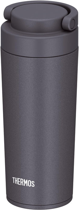 Thermos Jov-420 Mgy 420ml 金属灰色真空保温水瓶带手柄可放入洗碗机清洗
