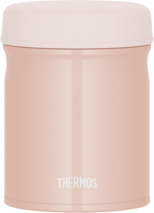 Thermos Beige Pink Vacuum Insulated Soup Jar 400ml Dishwasher-Safe Warm/Cold Jeb-400 Bep