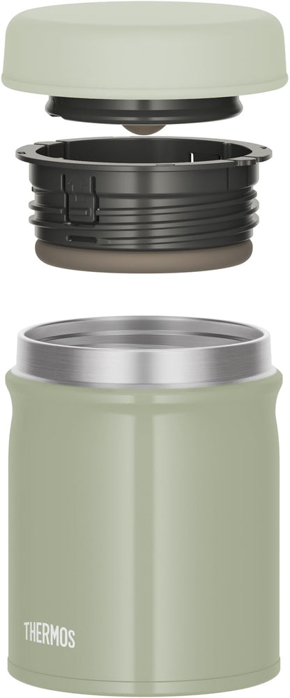 Thermos Jeb-400 Kki Vacuum Insulated Soup Jar 400ml Dishwasher-Safe Khaki