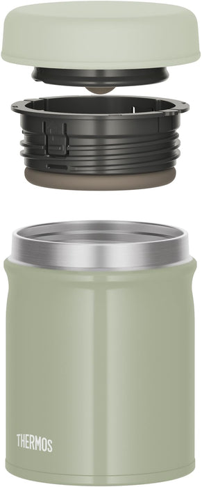 Thermos Jeb-400 Kki 真空隔热汤罐 400 毫升 适用于洗碗机 卡其色