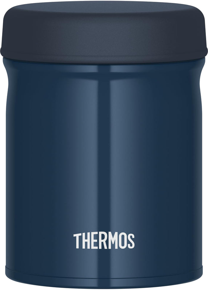 Thermos 500ml Vacuum Insulated Soup Jar Dishwasher Safe Navy Blue Jeb-500 Nb
