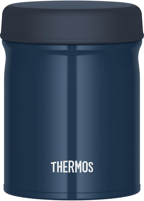 Thermos 500ml Vacuum Insulated Soup Jar Dishwasher Safe Navy Blue Jeb-500 Nb