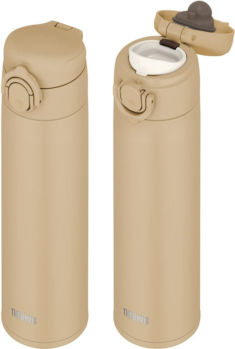 Thermos 500ml Stainless Steel Vacuum Insulated Water Bottle Dishwasher-Safe Sand Beige - JOK-500 SDBE