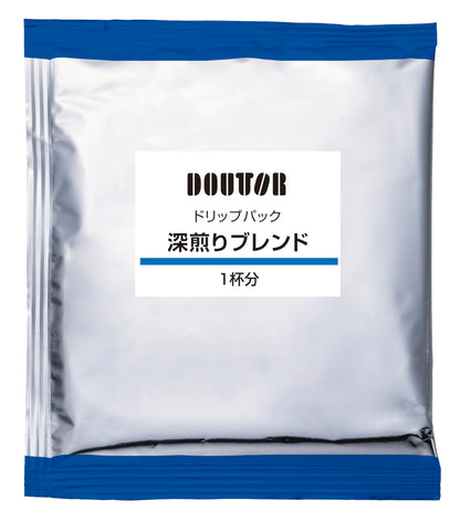 Doutor Coffee Drip Pack Dark Roast Blend 100 Bags Premium Brew