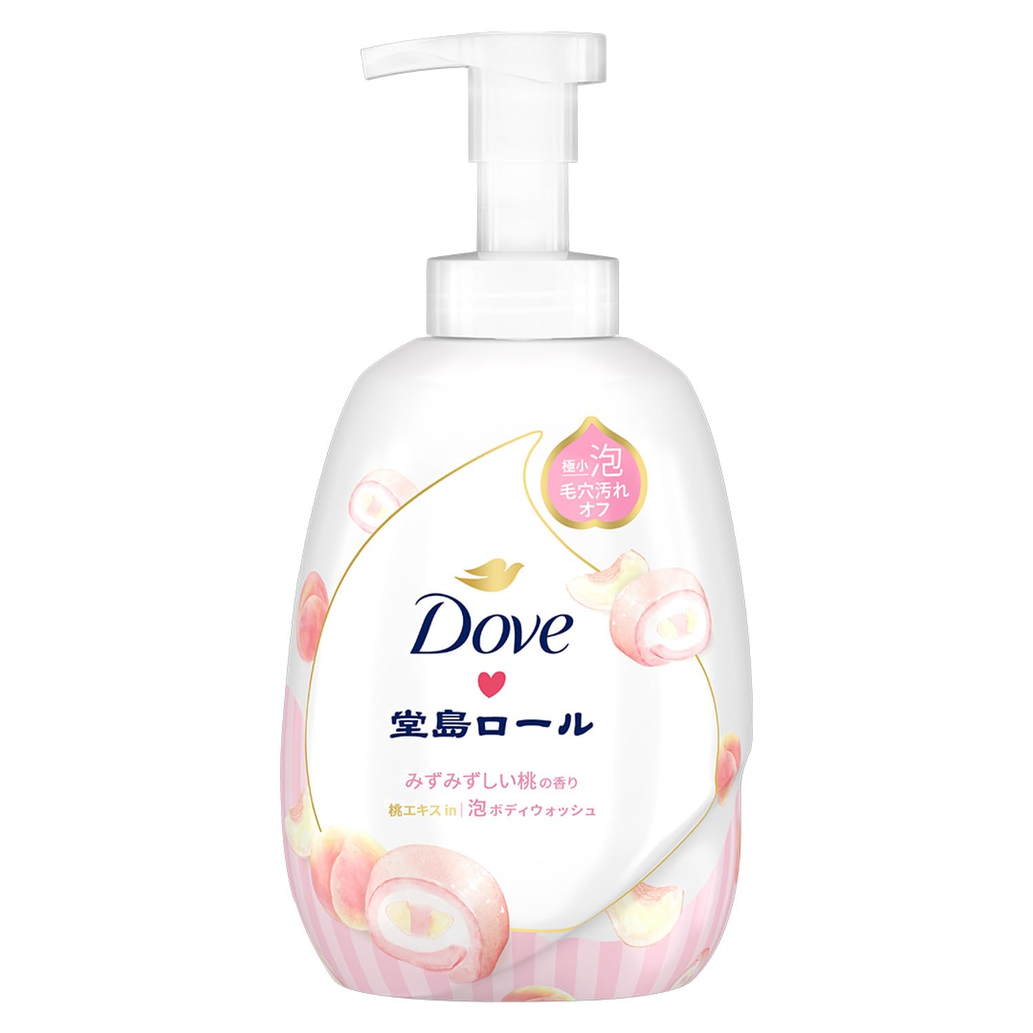 Dove Foam Body Wash Peach Limited Edition 540g Pump
