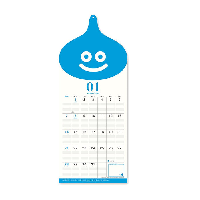 Square Enix Dragon Quest 2024 Wall Calendar 259521