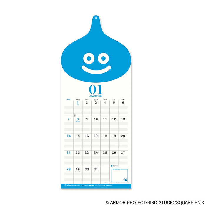 Square Enix Dragon Quest 2024 Wall Calendar 259521