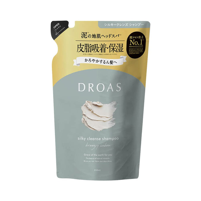 Droas Silky Cleanse 洗发水补充装 350ml – 顺滑清爽