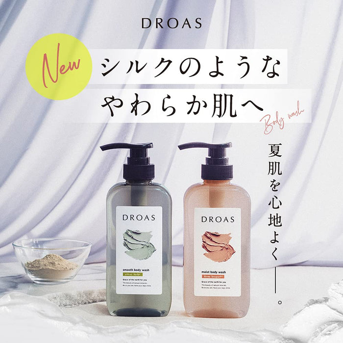 Droas Clay Body Wash Moisturizing Formula 400ml