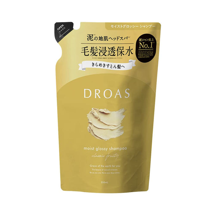 Droas 滋潤光澤洗髮精補充裝 350 毫升保濕護髮