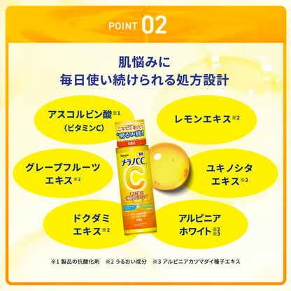 Melano Cc Medicated Whitening Lotion 170ml with Vitamin Boost and Panthenol