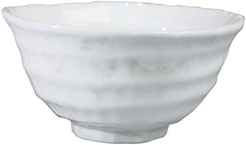 Rokubei Ebm Porcelain Tempered Rice Bowl 12Cm