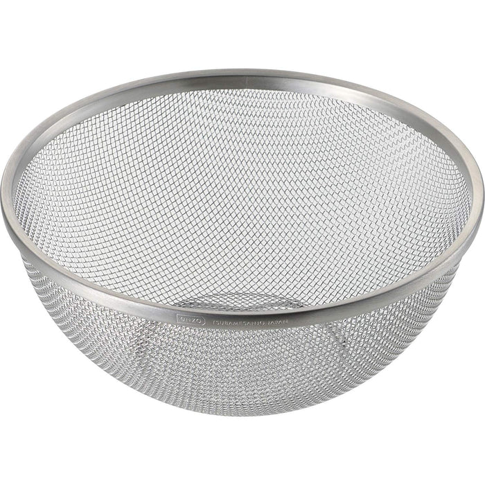 Enzo Durable 12-Inch Stainless Steel Colander Mesh for Kitchen Straining