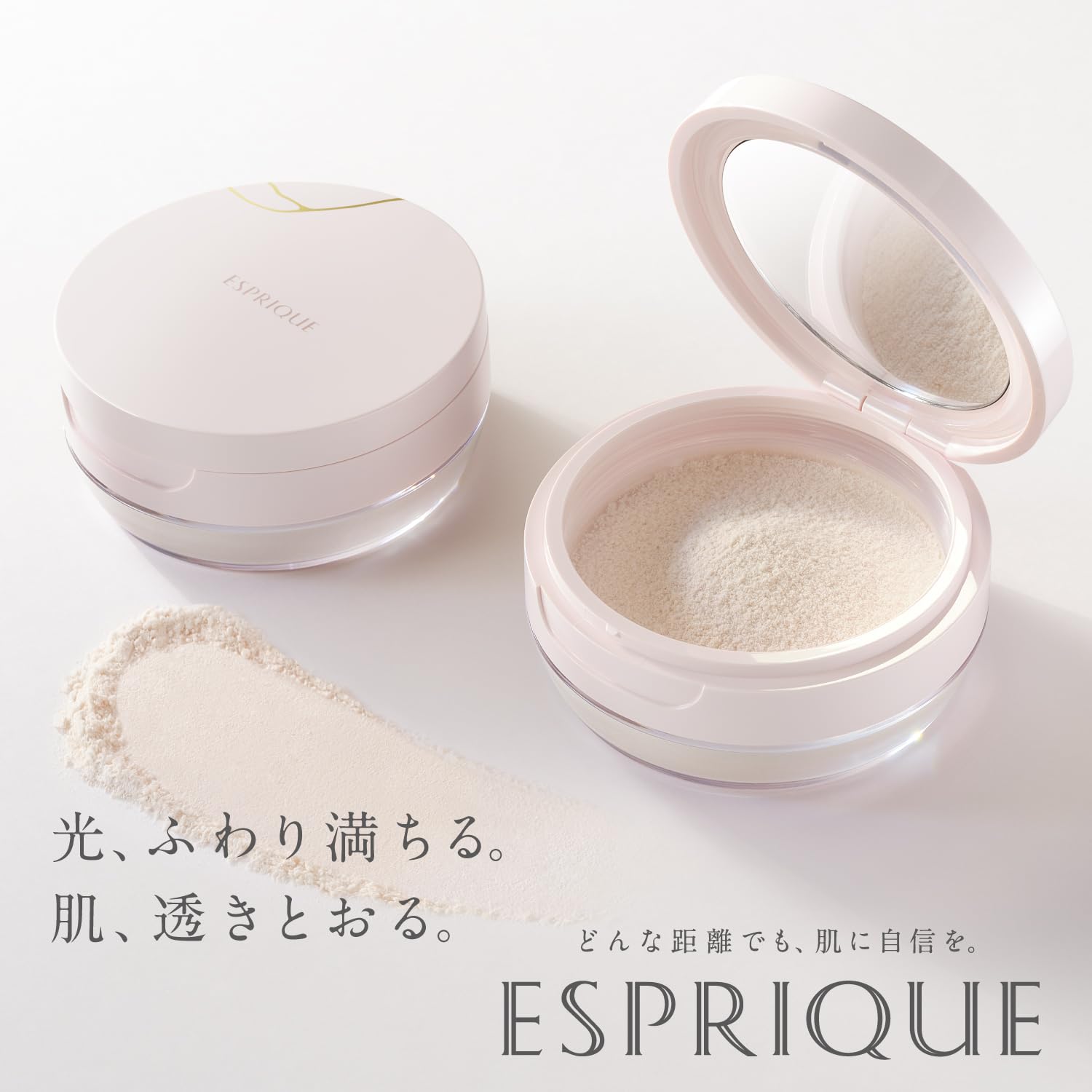 Esprique Silky Long Stay Powder 00 Lucent 6G Refill Moisturizing Face Powder