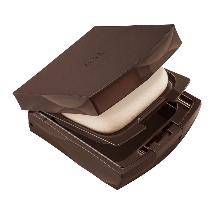 Est Illuminating Powder Foundation Compact Brown - Radiant Finish Makeup
