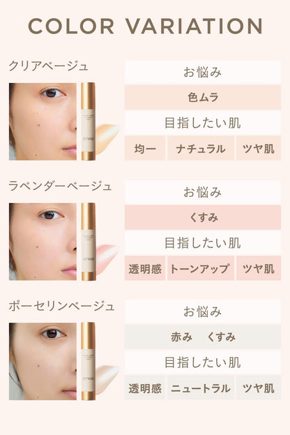 Etvos Mineral Inner Treatment Base SPF31 25ml Porcelain Beige Face Primer