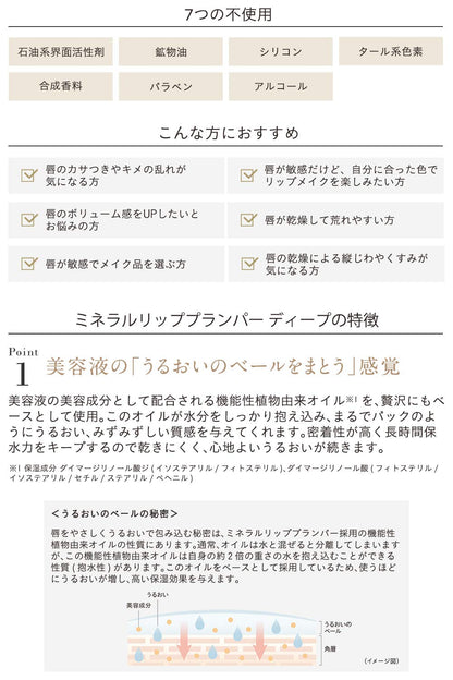 Etvos Mineral Lip Plumper 6.7G Highly Pigmented Milky Cocoa Soap-Free Lip Care