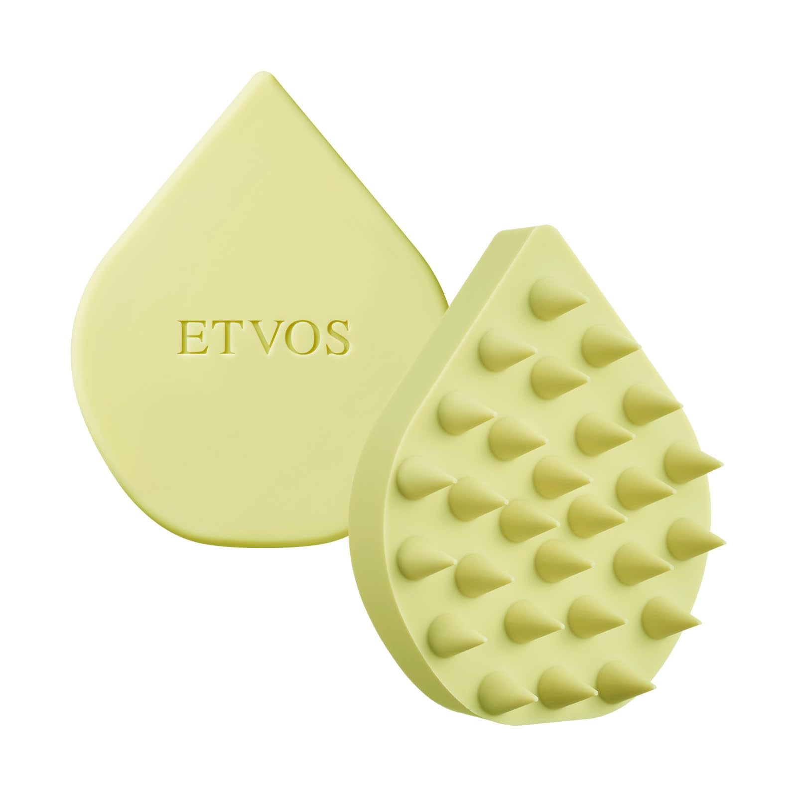 Etvos Relaxing Massage Brush Lime - Scalp and Shampoo Head Massage Tool