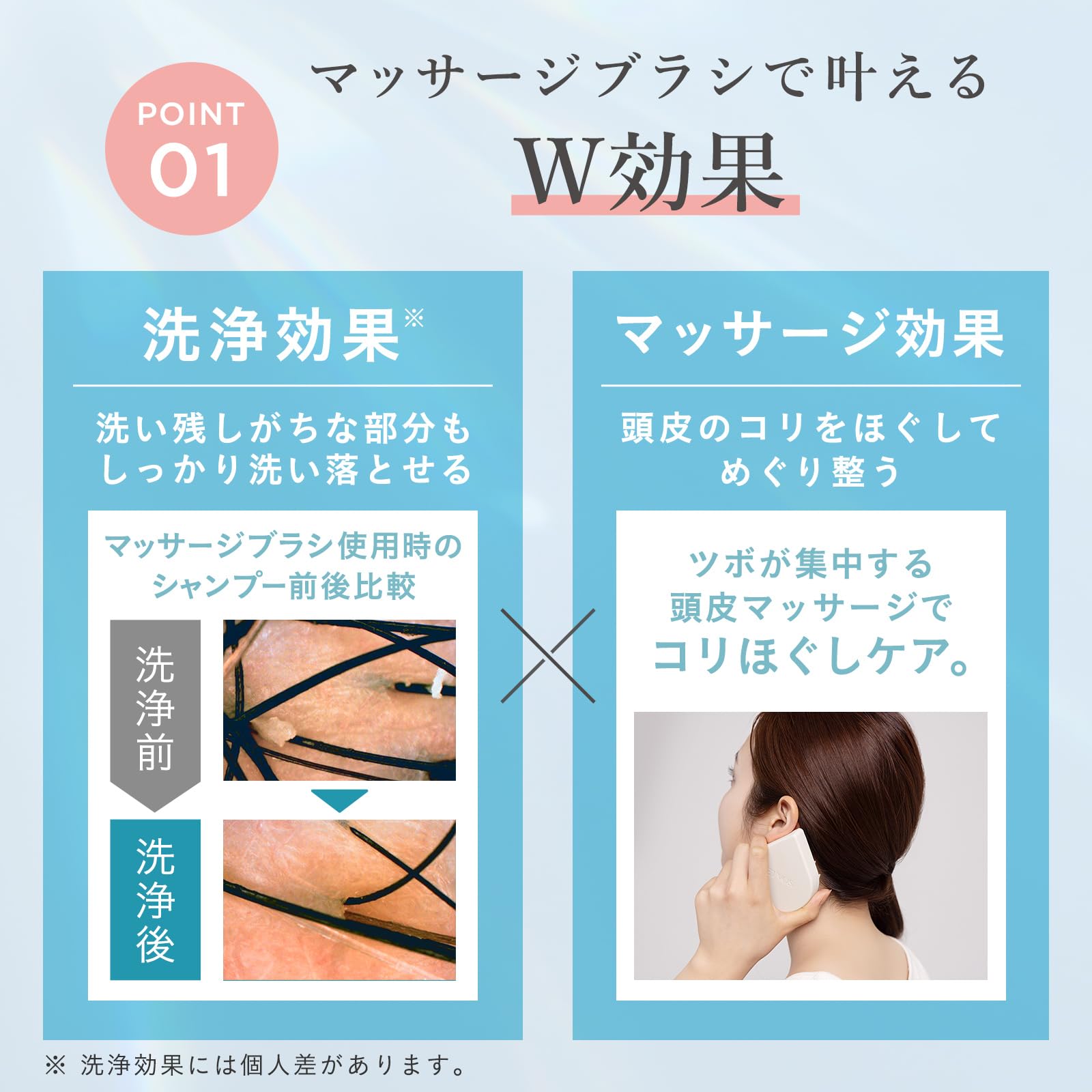 Etvos Relaxing Massage Brush Lime - Scalp and Shampoo Head Massage Tool