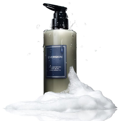 Everskin Men's Body Soap 400ml - Odor Control & Acne Relief White Tea Scent