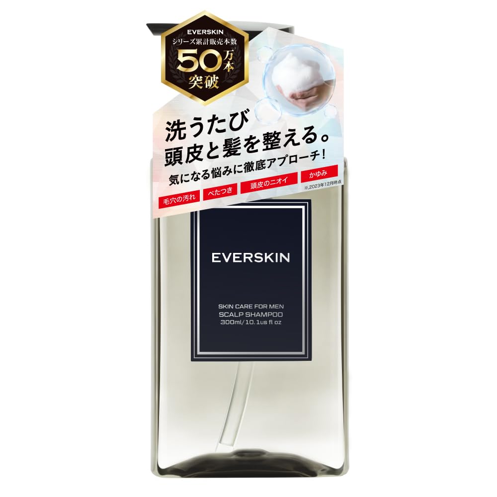 Everskin Rich Foam Scalp Shampoo for Men 300Ml Amino Acid Organic Japan