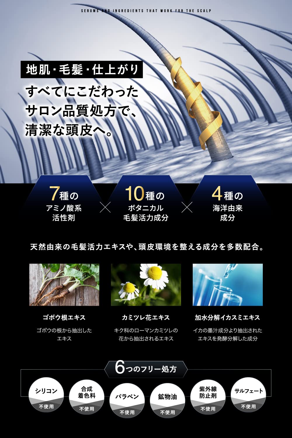 Everskin Rich Foam Scalp Shampoo for Men 300Ml Amino Acid Organic Japan