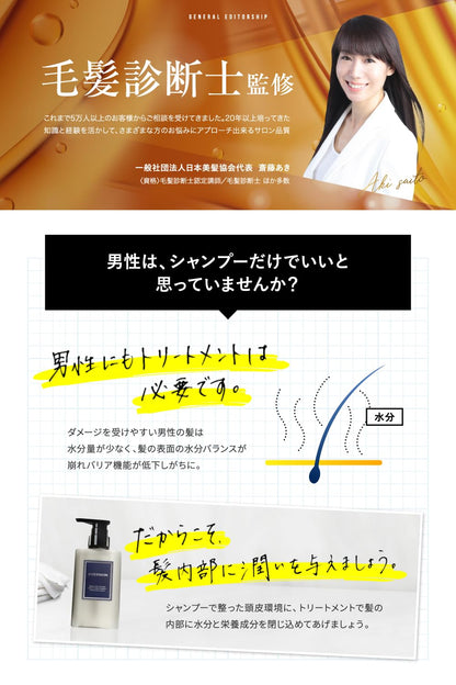 Everskin Scalp Conditioner 300ml Hair Growth Treatment for Men Made in Japan