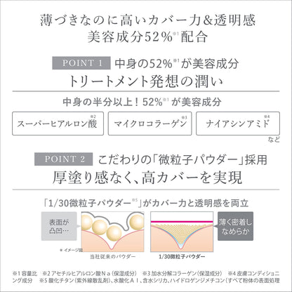 EX:BEAUTE Vision Foundation Moist Ocher 02 for Flawless Coverage 1 Piece