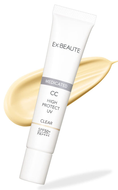 EX:BEAUTE Medicated Whitening Makeup Base SPF50+ UV Block Made in Japan