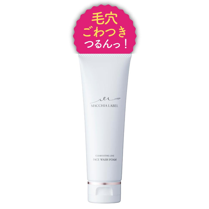 Macchia Label Clear Esthe Foam A Facial Cleanser 80g for Blackheads and Pores