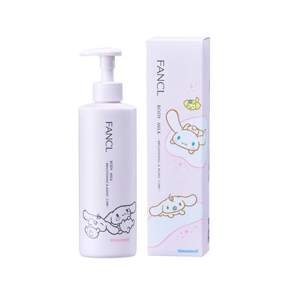 Fancl Body Milk 250g: Cinnamoroll Design Moisturizing & Brightening Care