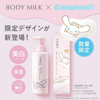 Fancl Body Milk 250g: Cinnamoroll Design Moisturizing & Brightening Care
