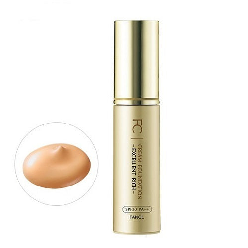 Fancl Cream Foundation Medium SPF30 PA++ 20g - Excellent Rich Coverage