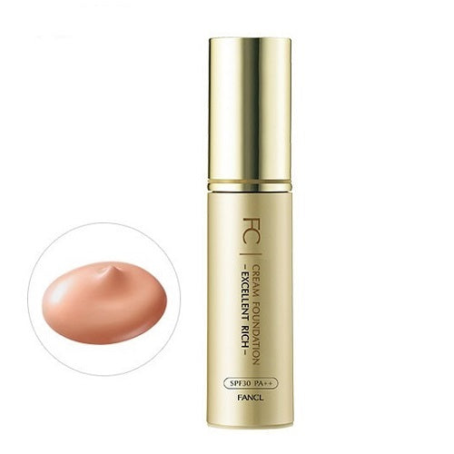 Fancl Cream Foundation SPF30 PA++ - Yellow Beige 20g for Smooth Radiant Skin