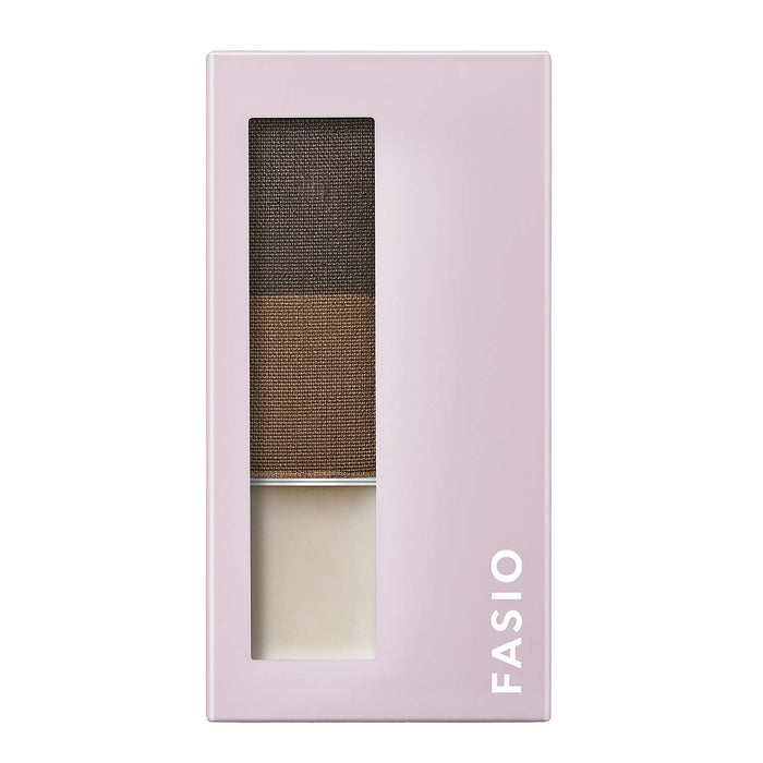 Fasio 眉毛底霜和眉粉 01 棕色 2.5G 持久配方